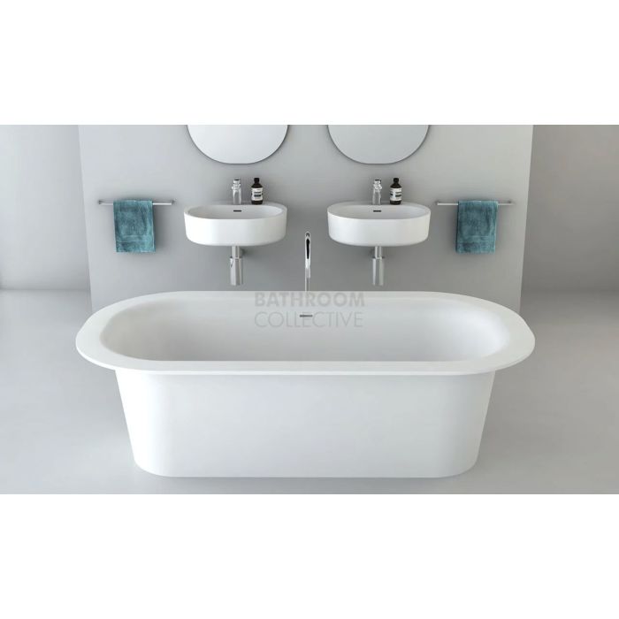 Omvivo - Lily Solid Surface Freestanding Bath 1800mm
