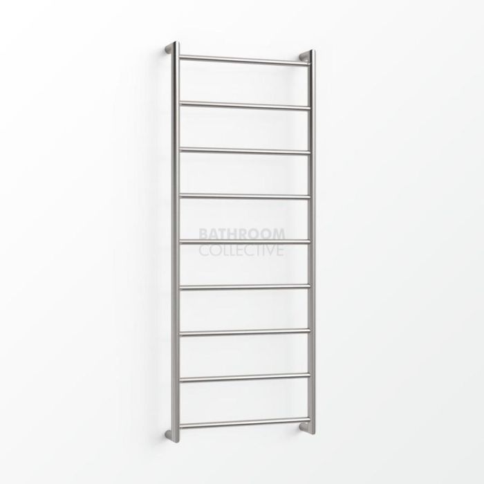 Avenir - Abask 1300x480mm Heated Towel Ladder - Brushed Stainless Steel