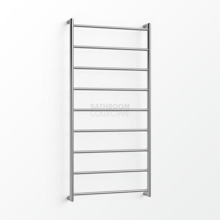 Avenir - Abask 1300x600mm Heated Towel Ladder - Mirror Stainless Steel 