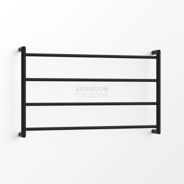 Avenir - Abask 550x900mm Heated Towel Ladder - Matte Black 