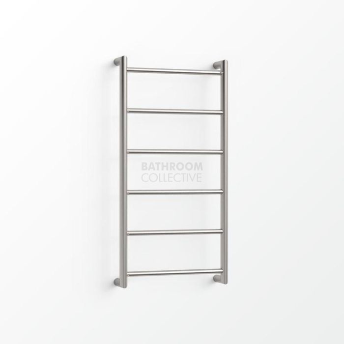 Avenir - Abask 850x400mm Heated Towel Ladder - Brushed Stainless Steel 