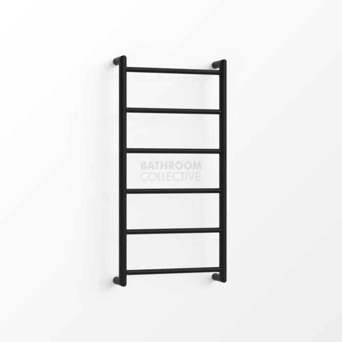 Avenir - Abask 850x400mm Heated Towel Ladder - Matte Black 