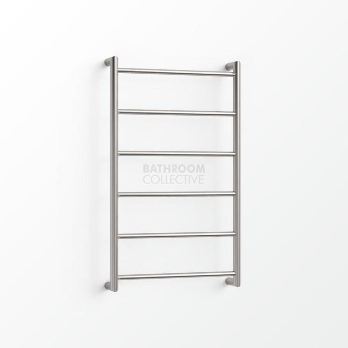 Avenir - Abask 850x480mm Heated Towel Ladder - Brushed Stainless Steel 