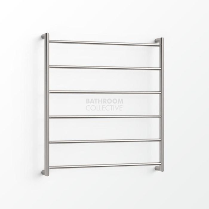 Avenir - Abask 850x750mm Heated Towel Ladder -  Brushed Stainless Steel 