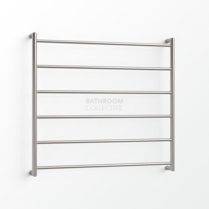 Avenir - Abask 850x900mm Heated Towel Ladder - Brushed Stainless Steel 