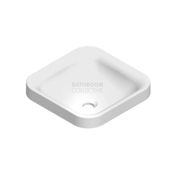 ADP - True Justice Truth Semi Inset Basin 370 x 370mm Solid Surface SOLID MATTE WHITE