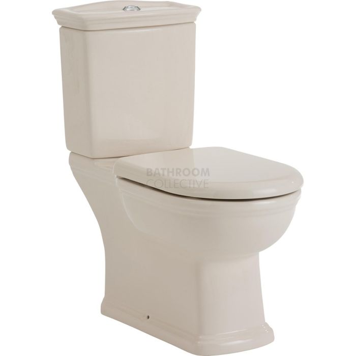 RAK - Traditional Washington Closed Coupled Toilet IVORY (Bottom Inlet S Trap 200 - 280mm)