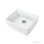 1901 Apron 595mm Fireclay Butler Sink, White, Stainless Steel Waste AB5400-SSW