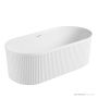 ADP Bronte 1500mm Acrylic Freestanding Bath, Matte White BATABROF1500M