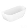 ADP Glacier 1500mm Acrylic Back to Wall Bath, Gloss White BATAGLCB1500G