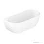 ADP Glacier 1700mm Acrylic Back to Wall Bath, Gloss White BATAGLCB1700G