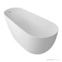 ADP Day Dream 1700mm Solid Cast Marble Freestanding Bath, Matte White DAYDBATH1700M