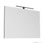 ADP Daylight 1200 x 800mm Wall Mirror with Overhead LED, Matte Black DLM12080BK