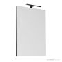 ADP Daylight 600 x 800mm Wall Mirror with Overhead LED, Matte Black DLM6080BK