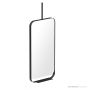 ADP Allegra 500 x 1000mm Frame Mirror and Shelf, Matte Black SMAL50100BK
