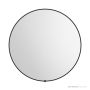 ADP Sera Round LED Mirror 750mm Matte Black SMSER7575BK