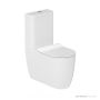 ADP Moon Back to Wall Toilet Suite, Gloss White TLTCMONTSSETGW