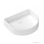ADP Arch Smooth 415mm Ceramic Above Counter Basin, Matte White TOPCASM415MW