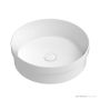 ADP Chandler 398mm Ceramic Semi Inset Basin, Matte White TOPCCHA400MW