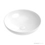 ADP Circuit 400mm Ceramic Above Counter Basin, Gloss White TOPCCIR400GW