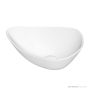 ADP Fiore 530mm Ceramic Above Counter Basin, Matte White TOPCFIR5342MW