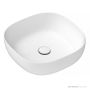 ADP Glam Square 400mm Ceramic Above Counter Basin, Gloss White TOPCGLS400GW