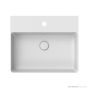ADP Jack 500mm Ceramic Above Counter Basin 1th, Matte White TOPCJAC5042MW
