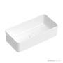 ADP Lisa 470mm Ceramic Above Counter Basin, Gloss White TOPCLIS470GW