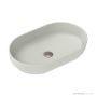 ADP Marilyn 550mm Ceramic Above Counter Basin, Matte Concrete TOPCMAL550MC