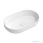 ADP Marilyn 550mm Ceramic Above Counter Basin, Matte White TOPCMAL550MW