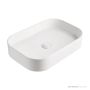 ADP Max 555mm Ceramic Above Counter Basin, Matte White TOPCMAX5537MW