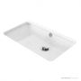 ADP Nesa 530mm Ceramic Under Counter Basin, Gloss White TOPCNES5234