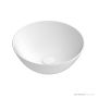 ADP Pluto 325mm Ceramic Above Counter Basin, Matte White TOPCPLUMW