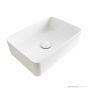 ADP Selma 405mm Ceramic Above Counter Basin, Gloss White TOPCSEL4028GW