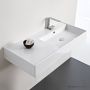 ADP Teorema 1010mm Ceramic Wall Mounted Basin, Right Hand Bowl 1th, Gloss White TOPCTEO100GWR