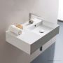 ADP Teorema 600mm Ceramic Wall Mounted Basin, Right Hand Bowl, 1th, Gloss White TOPCTEO60GWR