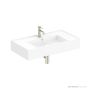 ADP Teorema 810mm Ceramic Wall Mounted Basin, Centre Bowl 1th, Gloss White TOPCTEO80GWC