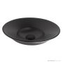 ADP Venus 415mm Ceramic Semi Inset Basin, Matte Black TOPCVENBK