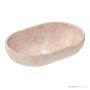 ADP Ollie 500mm Stone Above Counter Basin, Travertine TOPMOLL5034TR