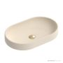 ADP Norma 550mm Concrete Above Counter Basin, Butter TOPONOR550BU