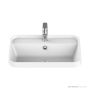 ADP Miya 550mm Solid Surface Semi Inset Basin, Matte White TOPSMIIN55WM
