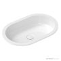 ADP Mila 545mm Ceramic Under Counter/Inset Basin, Gloss White TOPSMIL5435GW