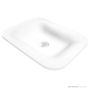 ADP Believe 500mm Solid Surface Inset Basin, Matte White TOPTBEL5040-TS