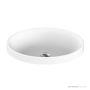 ADP Dignity 495mm Solid Surface Semi Inset Basin, Gloss White TOPTDIG5037-G