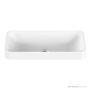 ADP Faith 495mm Solid Surface Semi Inset Basin, Matte White TOPTFAI5026-TS