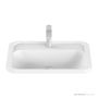 ADP Strength 545mm Solid Surface Under Counter/Inset Basin, Matte White TOPTSTR5543-TS