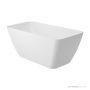 ADP Utopia 1580mm Solid Cast Marble Freestanding Bath, Gloss White UTOPBATH1600G