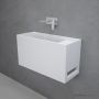 Apaiser Soka Powder Vanity 550mm Stone Single Basin Right Only SOKA-POWDER-VANITY-BASIN-RIGHT-550-6329-X2