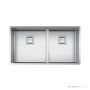 Artinox Radius Mose 500 x 400 & 340 x 400 Double Bowl Kitchen Sink