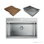 Artinox Layer Workstation Kitchen Sink W740 1TH Incl. Strainer